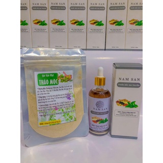 Thuốc bắc thảo mộc gia truyền tái tạo da + Tặng kèm Bột rửa mặt làm sạch da 100g
