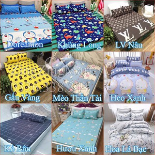 (Giá hủy diệt) Bộ Ga Gối Poly Cotton M6/M8 ( Được Chọn Mẫu)