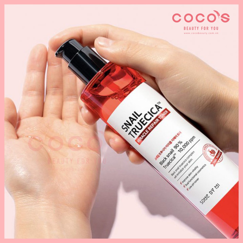 [Mã COSCOCOT3 -8% đơn 250K] Combo Sữa Rửa Mặt +Nước Hoa Hồng Chiết Xuất Ốc Sên Some By Mi Snail Truecica Miracle Repair