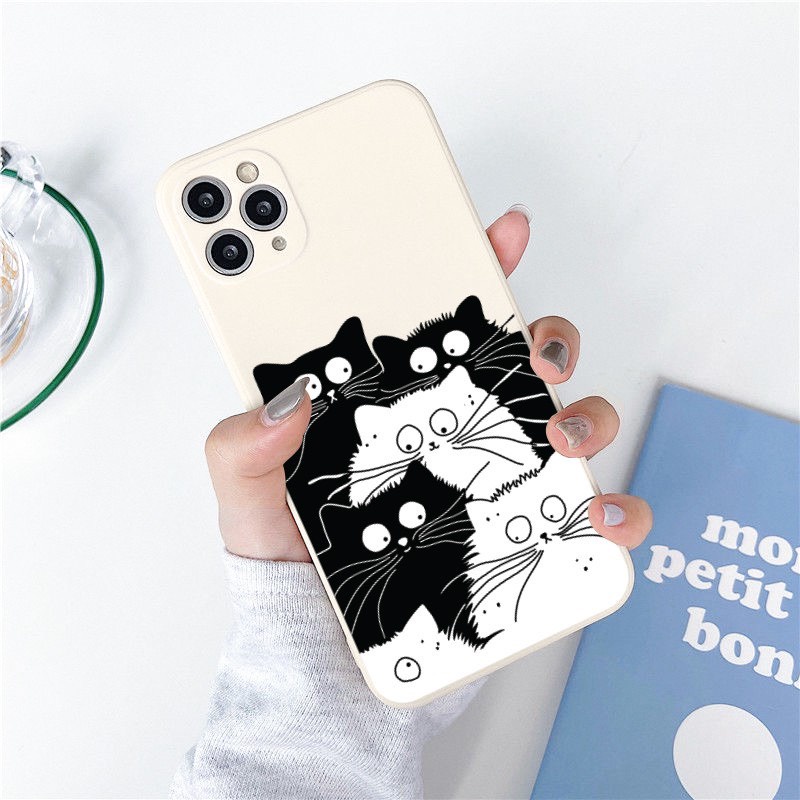 Ốp lưng iphone hình con mèo 5 6 5s/6/6plus/6s/6splus/7/7plus/8/8plus/x/xr/xs/11/12/pro/promax/13/13Promax
