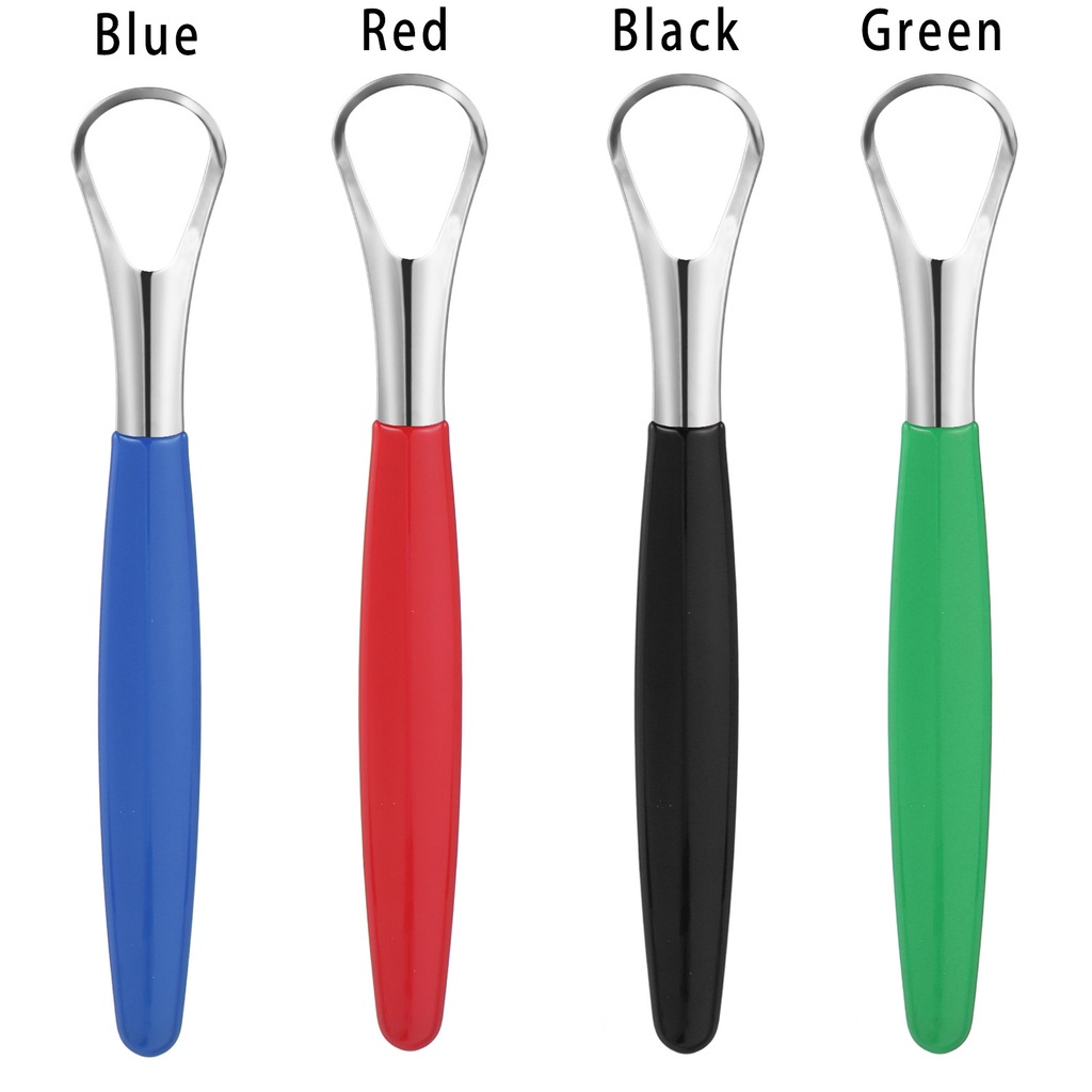 [Hàng mới về] Thanh Cạo Lưỡi Bằng Thép Không Gỉ Chăm Sóc Răng Miệng Cho Người Lớn/ Trẻ Em