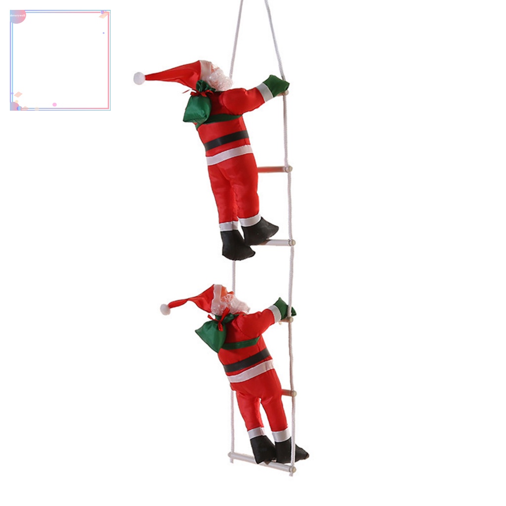 1 Bộ Búp Bê Ông Già Noel Kèm Dây Treo Trang Trí Túi Quà Giáng Sinh