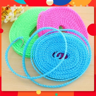 Dây treo giá phơi quần áo dài 5m nhiều lỗ cho móc treo đồ chống gió thổi tiện lợi dieuphan