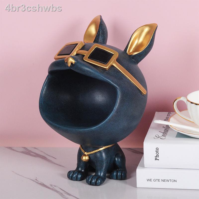 ◐ □Creative Nordic Lối vào Trang chủ Chìa khóa Phòng khách Đơn giản Máy tính để bàn Mẹo lưu trữ chó con Caichun Đồ trí t
