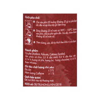 CÀ PHÊ TRUNG NGUYÊN CHỮ S,cà phê pha phin (500G)