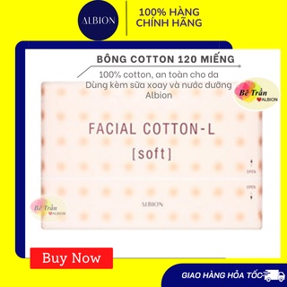 ALBION Bông Cotton 120 miếng (kèm bill mua từ hãng)