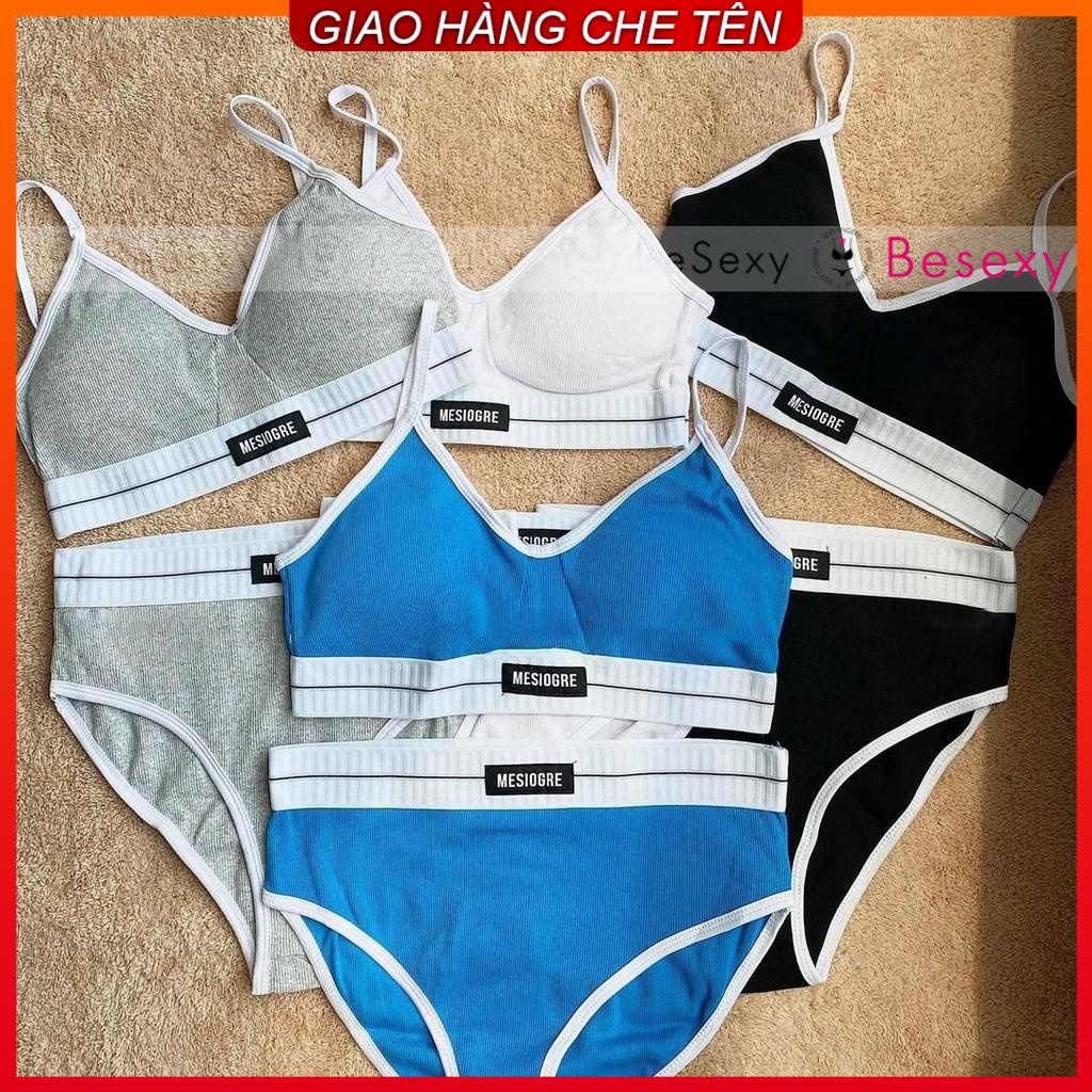 Bộ Đồ Lót Nữ Thể Thao Mesiogre Có Đệm Ngực | BigBuy360 - bigbuy360.vn