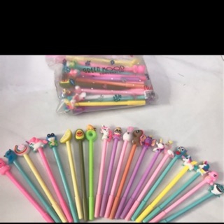 set 20 cây bút mực xanh ,đen ,tím kèm túi zip
