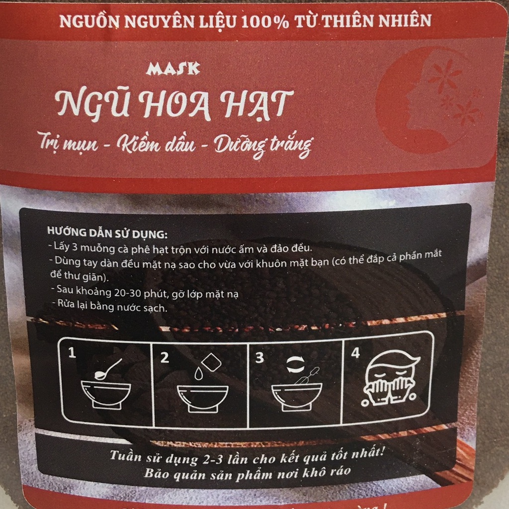 1kg ngũ hoa hạt nguyên chất handmade