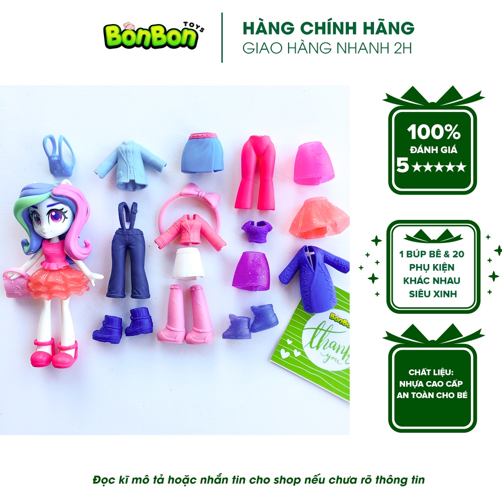 Set búp bê Pony + 20 phụ kiện đáng yêu (HÀNG XUẤT DƯ XỊN)