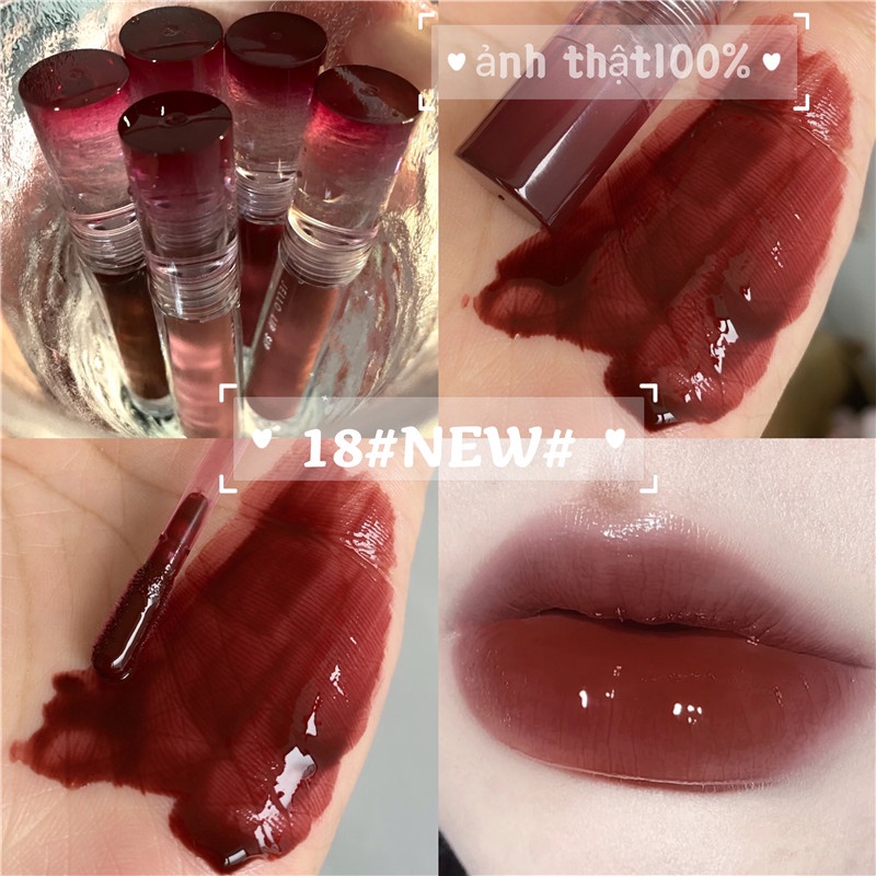 Local Stock Cash on Delivery Cherrylove Son Môi Màu Nude Mềm Mượt Dưỡng Ẩm Không Thấm Nước