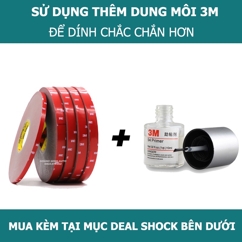 Băng dính 2 mặt chuyên dụng cho ô tô xe hơi, băng keo dán cường lực siêu dính nhiều size - B001