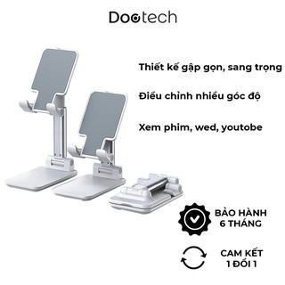 [Màu Trắng] Giá đỡ điện thoại để bàn gấp gọn da năng, học tập, livestream