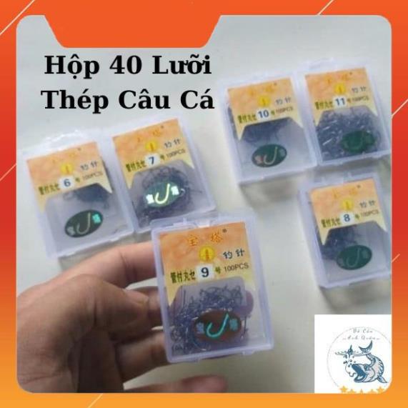 Hộp Lưỡi Câu Cá Tháp Vàng Siêu rẻ - Lưỡi câu đơn - Hàng có sẵn