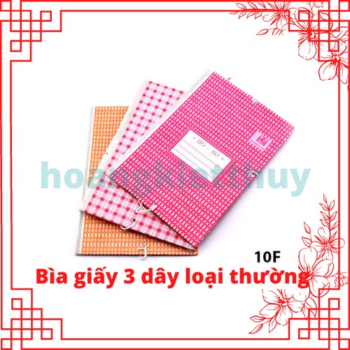 Combo 10 cái bìa giấy 3 dây các khổ hàng thường