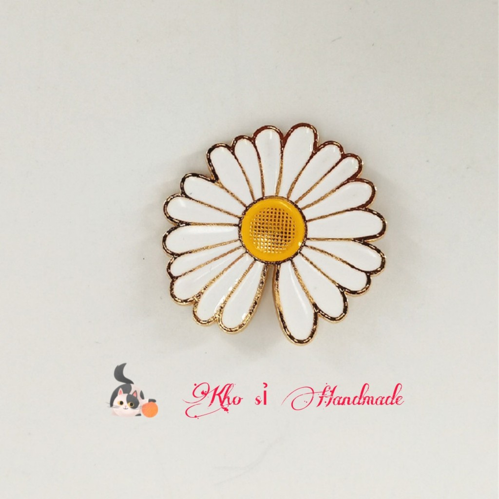 Mác hoa cúc - Nguyên liệu làm túi Handmade