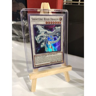 Lá bài thẻ bài Yugioh Shooting Riser Dragon – Super Rare - Tặng bọc bài nhựa bảo quản
