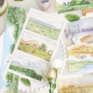 Washi tape phong cảnh chiết
