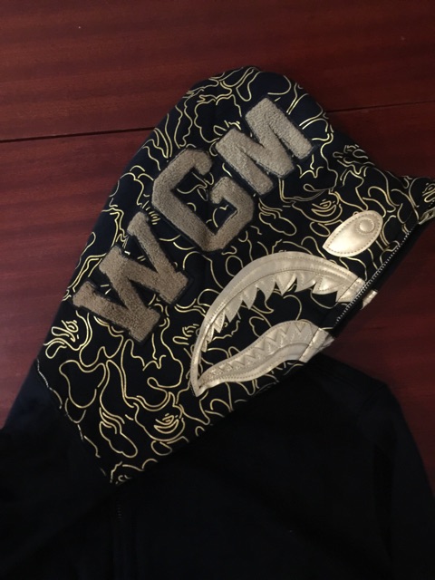 [Góc Ảnh Thật] Áo Bape Zip Hoodie Shark  | BigBuy360 - bigbuy360.vn