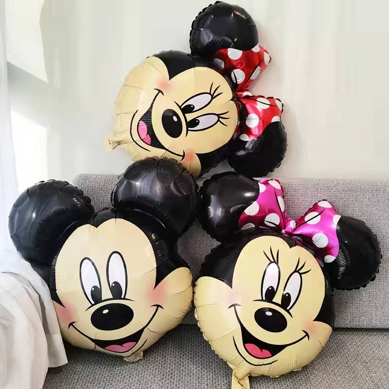 Set 5 Bong Bóng Hình Chuột Mickey Minnie