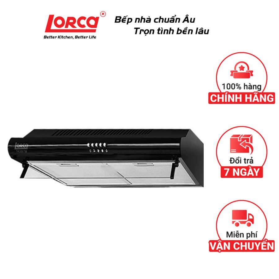 Máy hút mùi Lorca TA 3007M -60 cm (45 dbA) - Bảo hành 3 năm