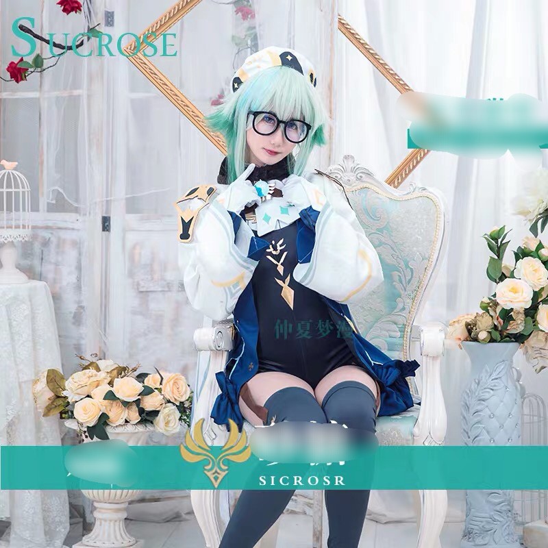 Set cosplay Sucrose Genshin Impact
