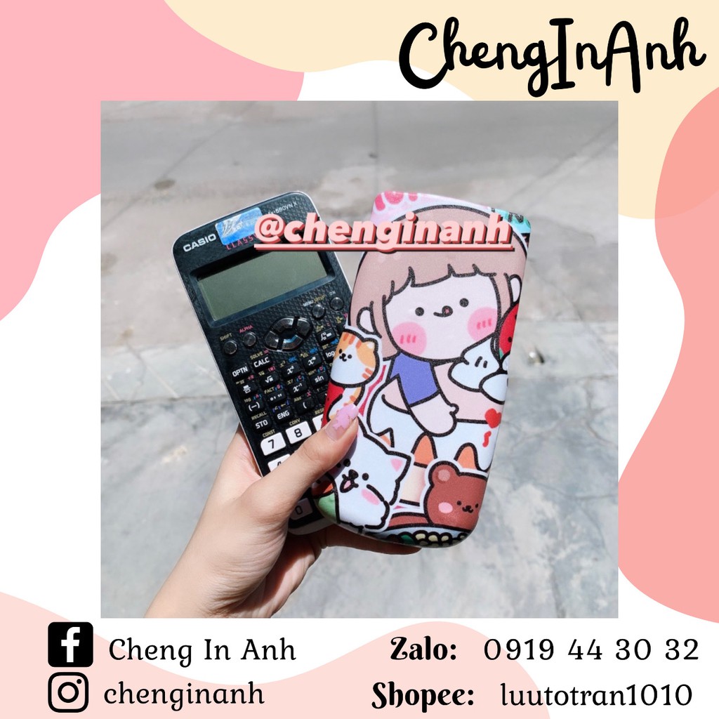 Miếng decal dán máy tính bỏ túi vinacal/casio