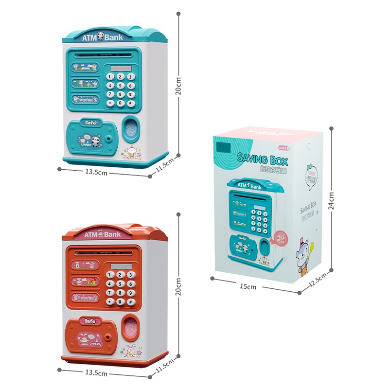 Hộp tiết kiệm tiền ZHAN QI TOYS đồ chơi nhận diện vân tay độc đáo cho bé