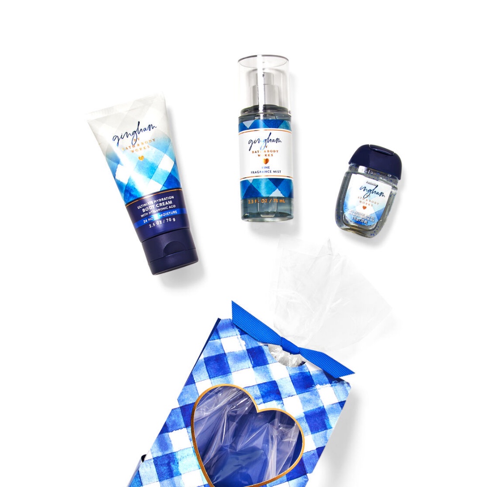 Xịt Thơm Body Bath And Body Works Gingham Khử Mùi Lưu Hương Thanh Mát Size Mini 75ml