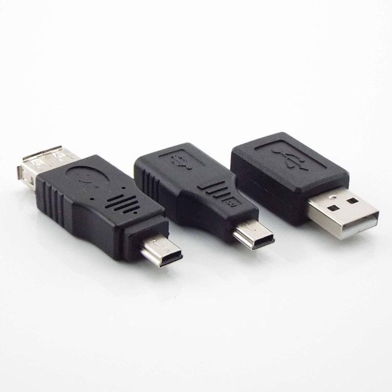 Đầu Chuyển Đổi OTG USB 2.0 A Female Sang Mini B 5-Pin Female / Male Cho Mini Type-A B