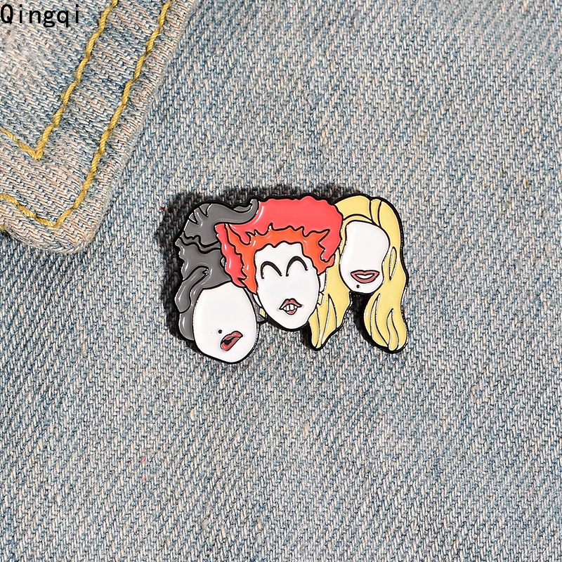 Ghim Cài Áo Miss Zoe Hình Phù Thủy Phong Cách Gothic Vui Nhộn