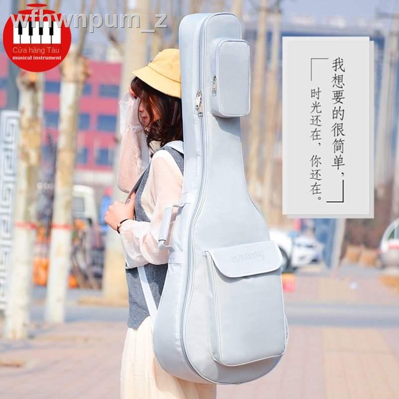 ✶ ✇ (HÀNG HOT)Túi đàn guitar 41 inch 40 bài hát dân ca cổ điển 36 38 39 dày học sinh nam và nữ tote che đôi vai piano