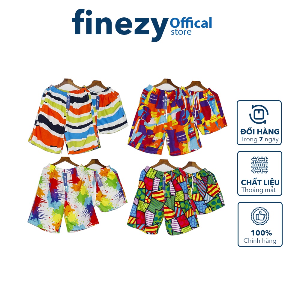 Quần hoa đi biển, chụp kỉ yếu nam nữ FREE SIZE Finezy