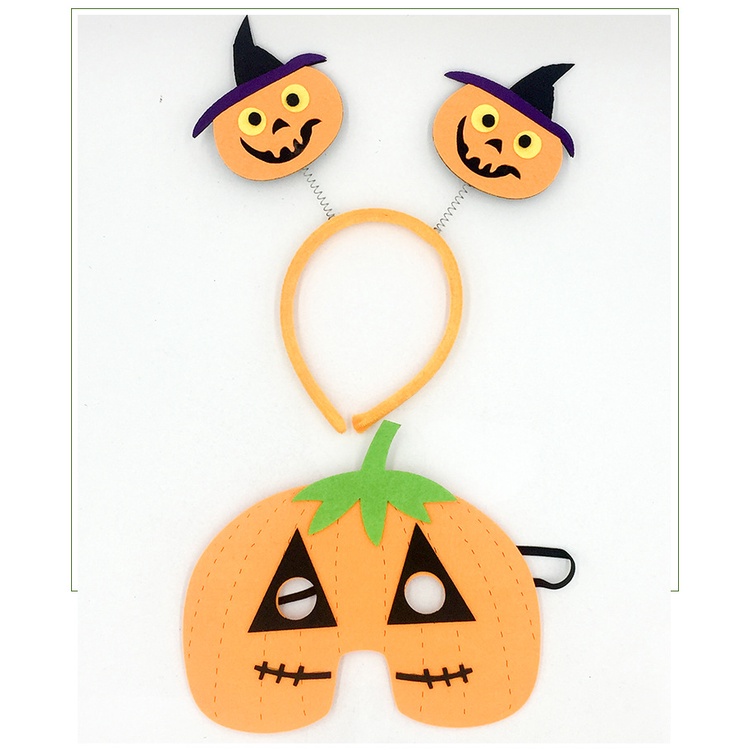 Mặt Nạ Hóa Trang Halloween Hình Bí Ngô Hoạt Hình Cho Người Lớn Và Trẻ Em