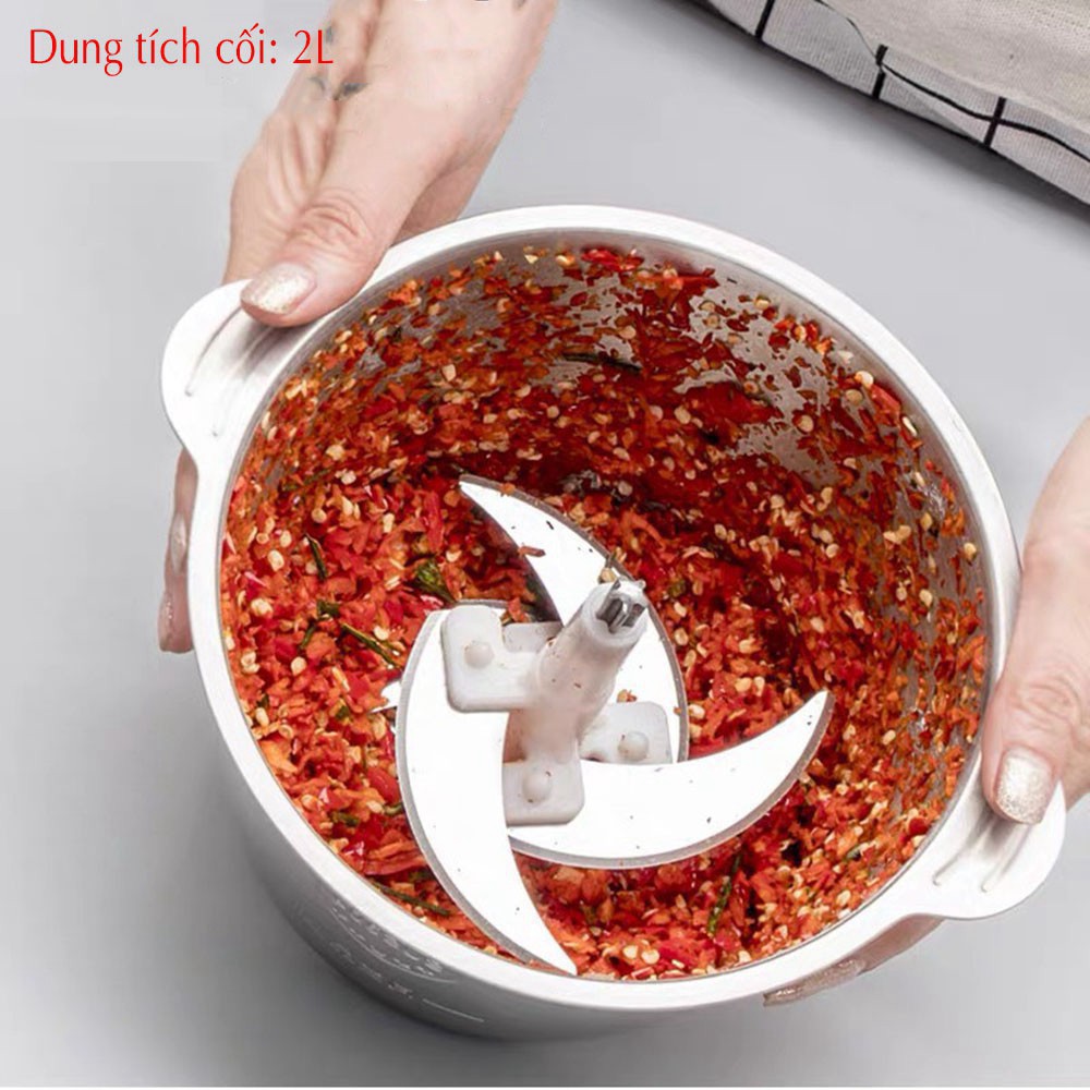 Máy Xay Thịt Đa Năng Chất Liệu Inox, Công Suất Mạnh + Tặng kèm khăn lau bếp 💥SIÊU HOT💥