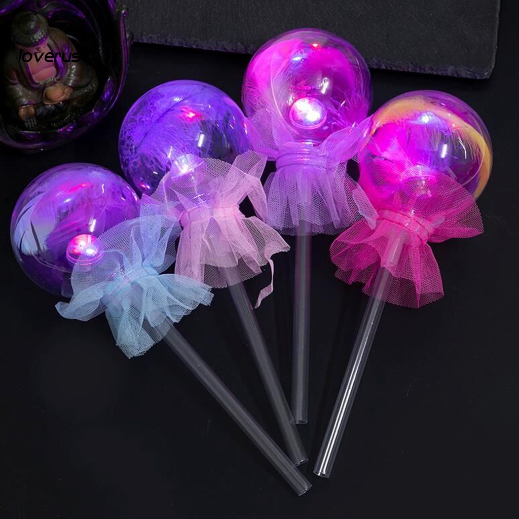 Đồ chơi đũa quả cầu phát sáng bằng nhựa làm quà tặng sinh nhật Giáng sinh cho trẻ em