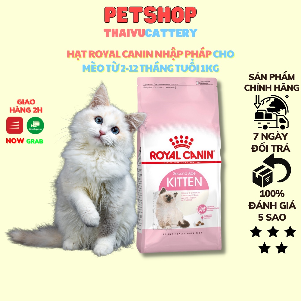 Thức ăn cao cấp cho mèo Royal Canin Kitten 36 túi 1kg