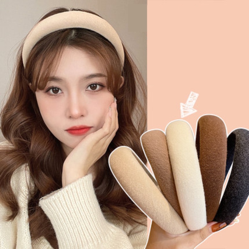 Băng Đô Vải Bản Rộng Phong Cách Hàn Quốc Dành Cho Nữ