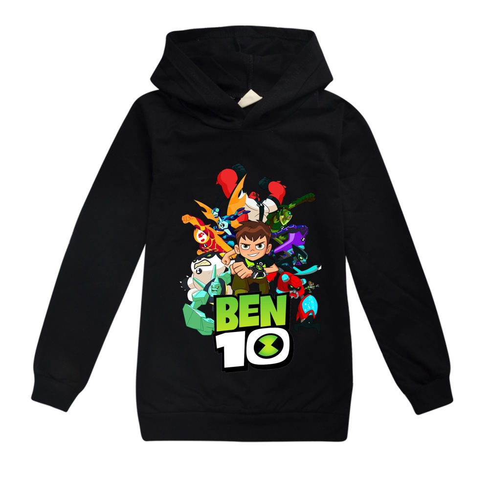 Áo Hoodie dài tay thời trang dạo phố đáng yêu dành cho trẻ Ben10