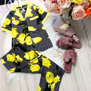 Pijama lụa satin cao cấp