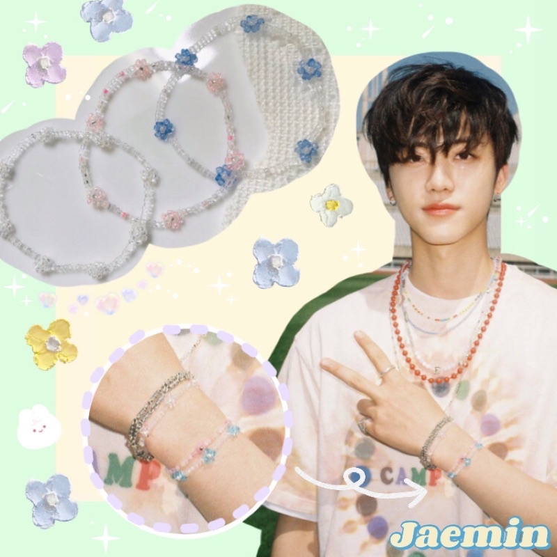 Set 3 vòng tay hạt cườm cheap moment Jaemin NCT - Set 3 vòng Hello Future