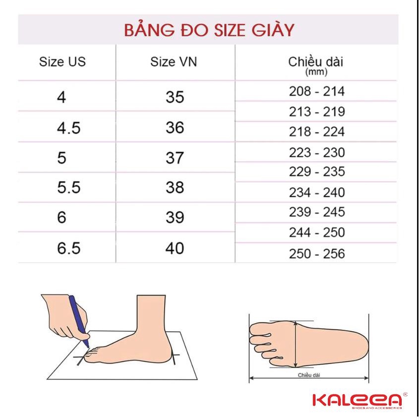 Giày bệt Kaleea da bò nữ siêu êm chân