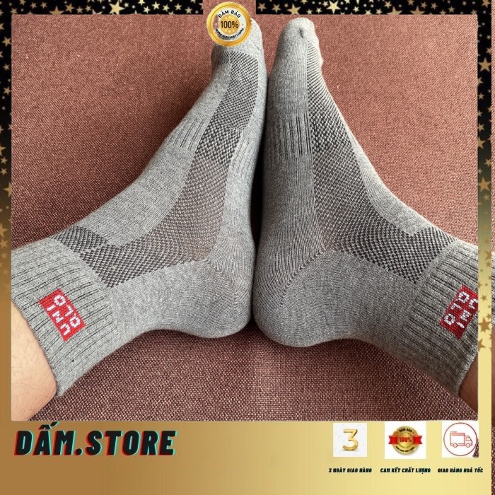 Combo 10 đôi tất , Vớ nam uniqlo cổ cao...