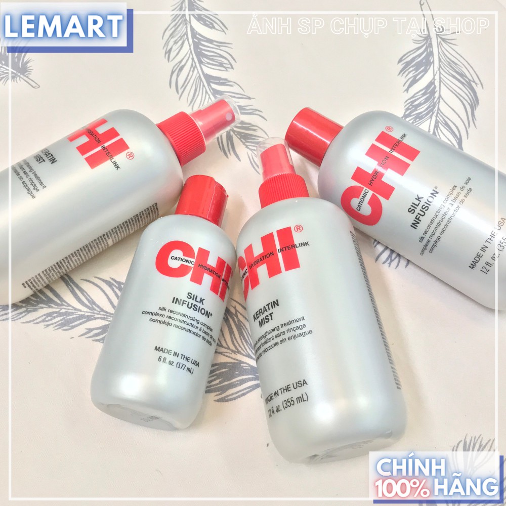 Xịt Dưỡng Tóc Hàng Ngày CHI - KERATIN MIST 355ml - Hàng Chính Hãng