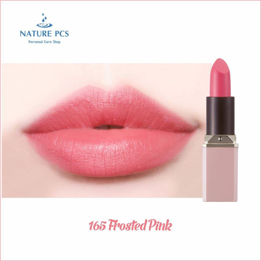 Son mịn môi lâu trôi Naris Ailus Smooth Lipstick Long Lasting Nhật Bản 165 Frosyted Pink