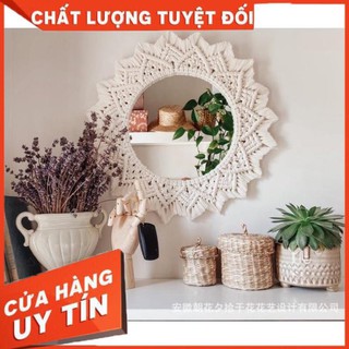 DEAL SHOCK Gương thổ cẩm , đồ trang trí siêu xinh