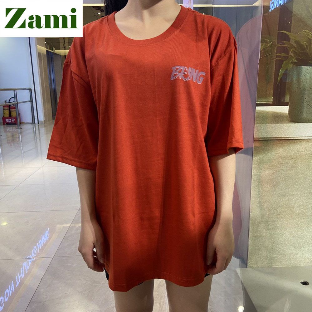 Áo Thun Nam Nữ Form Rộng Form Rộng Chất Cotton Oversize Giá Rẻ In Chữ Bring Style Ulzzang ZT18 Zami | BigBuy360 - bigbuy360.vn