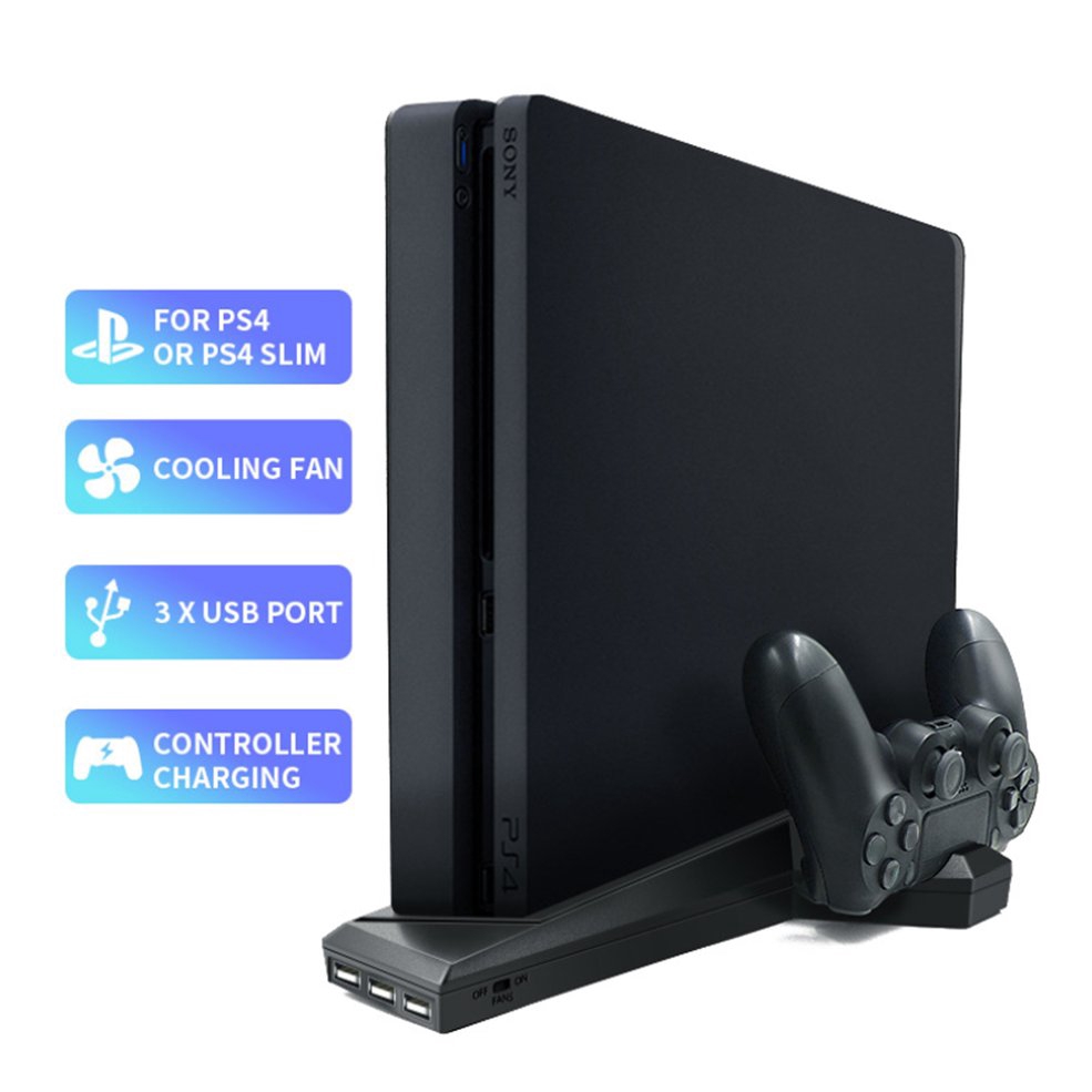 Đế đứng tản nhiệt và sạc tay cầm cho máy PS4/PS4 Slim