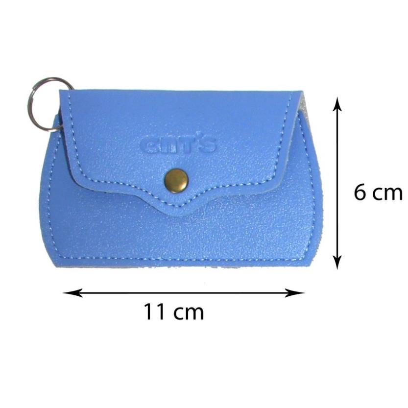 Ví mini đựng thẻ Zenka đựng card thẻ atm đựng tiền lẻ vé xe ví móc khóa bằng da cao cấp rất tiện dụng ❕