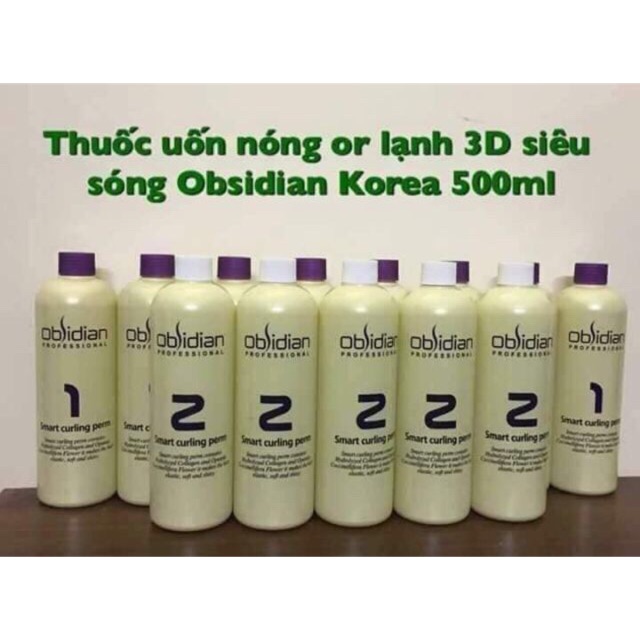 Cặp uốn lạnh Obsidian 3D 500ml*2
